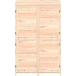 Clearance The Living Store Trädgårdsbod 102x52x174,5 cm massivt granträ - Förråd & Redskapsbodar Skjul, Garage & Carports