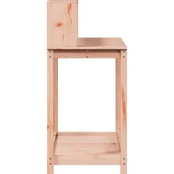Sale The Living Store Växtbord med hyllor 108x50x109,5 cm massivt douglasträ - Växtställ Planteringsbänkar