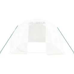 The Living Store Växthus med stålram vit 12 m² 4x3x2 m - Växthus