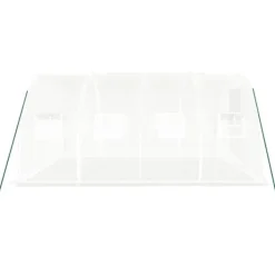 The Living Store Växthus med stålram vit 12 m² 4x3x2 m - Växthus
