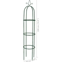 The Living Store Växtstöd obelisk 2 st - Bersåer, spaljéer & pergolor