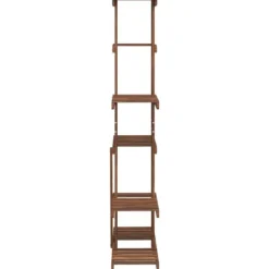 New The Living Store Växtställ 75x25x140,5 cm massivt granträ - Växtställ Krukor & Växtbehållare