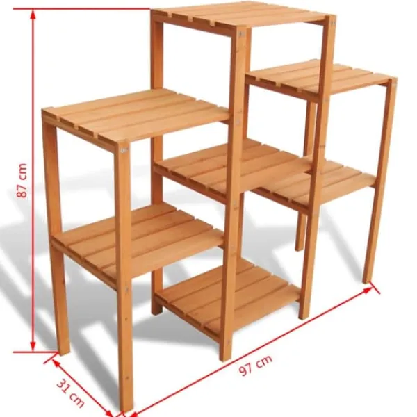 Sale The Living Store Växtställ 97 x 31 x 87 cm - Växtställ Växtställ