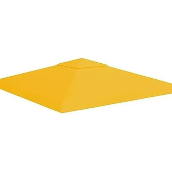 vidaXL Tältak - - 3 x 3 m - Vattentät - 310 g/m² - Gul