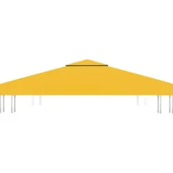 vidaXL Tältak - - 3 x 3 m - Vattentät - 310 g/m² - Gul