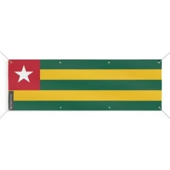 Sale Togo Flag Banner 8 öljetter 60x180 cm Flaggor & Vindstrutar