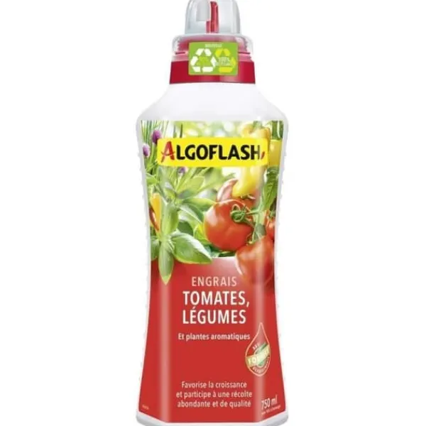 Online Tomat och vegetabiliska gödningsmedel - ALGOFLASH NATURASOL - 750 ml Gödningsmedel