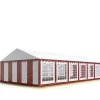 Online TOOLPORT 6x12 m partytält marquee PVC ca. 500g/m² röd-vit Tält & Lusthus