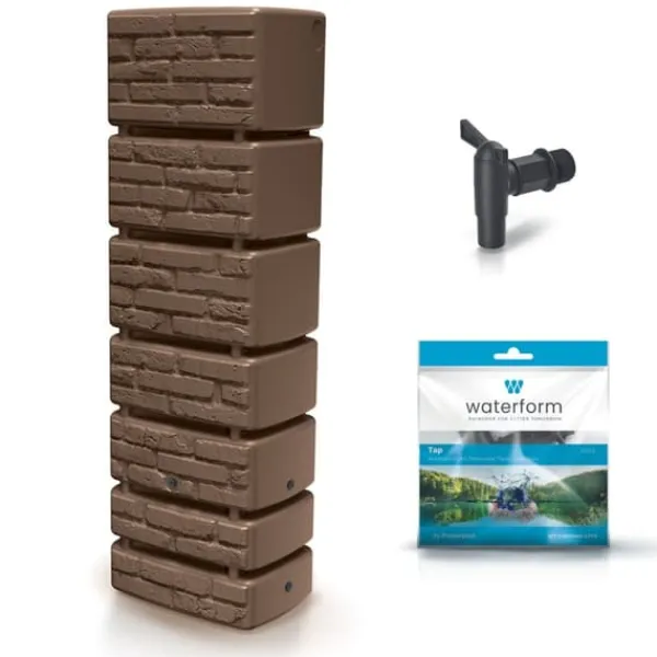 Hot TORN BRICK IDTB350 Regnvattentank | Rustikt tegel Regntunnor