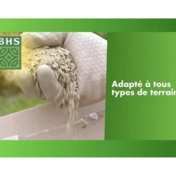 Clearance Torr återväxtgräs - BHS - 1 kg | 40 m² | Stark och hållbar, med utmärkt hållbarhet och tålighet mot trampning. Jord & Sand