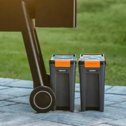 Hot Traeger Hink Och Lock Pellet Staydry Svart Tillbehör Till Vedeldade Kaminer & Öppna Spisar