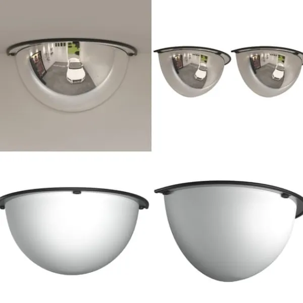 Clearance Trafikspeglar kupol 2 st Ø30 cm 180° akryl - Trafikspegel - Trafikspeglar - Home & Living Säkerhetsspeglar