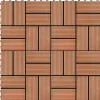 New Trall 22 st 30x30 cm 2 kvm WPC teakfärg Trädgårdsprydnader