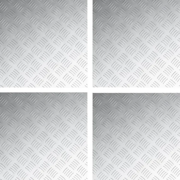 Clearance Trappsteg Fyrkantig 4 pcs Silver 50 x 50 cm Aluminium Öppna Spisar