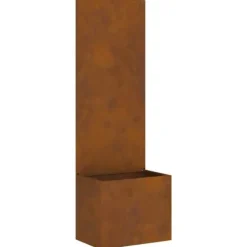Clearance Trädgårds integritetsskärm Rostig 50 x 140 cm cortenstål Krukor & Växtbehållare
