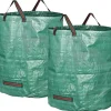 New Trädgårdsavfallspåsar - Rivsäkra - 272L - Polypropen - Vattenavvisande - Allergivänligt Trädgårdskorgar