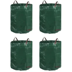 Best Trädgårdsavfallspåsar - Stabil - 280L - 50kg - 4 stycken - Rivbeständig Trädgårdskorgar