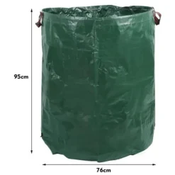 Best Trädgårdsavfallspåsar - Stabil - 280L - 50kg - 4 stycken - Rivbeständig Trädgårdskorgar