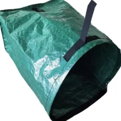 New Trädgårdsavfallspåsar (H43,18cm, D76,2cm), Grön avfallspåse Stor trädgårdspåse med sopskanna för trädgård med [567] Trädgårdskorgar