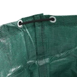 Trädgårdsavfallspåsar med handtag - Fällbara runda 120L | Färg: Grön | Antal: 12 st