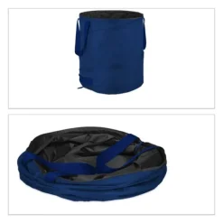 Discount Trädgårdsavfallspåse set, 47x46 cm, Blå Trädgårdskorgar