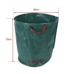 Trädgårdsavfallssäckar - Miljövänliga - Pack om 4 - 270L - Höjd 76cm - Diameter 66cm