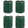 Hot Trädgårdsavfallssäckar - miniClover - 272L - Grön och svart - 65x65x74cm - 4 stycken Trädgårdskorgar