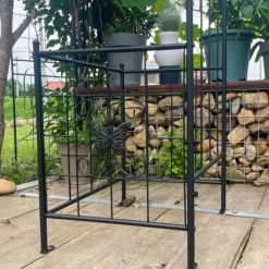 Best Trädgårdsbåge i metall för klätterväxter, hållbar svart båge för rosor och vinrankor, perfekt för bröllop, fest & trädgård 7,15 ft Valvbågar, Spaljéer, Bersåer & Pergolor
