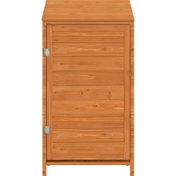 Clearance Trädgårdsbod brun 55x52x112 cm massivt granträ - Trädgårdsbod - Trädgårdsbodar - Home & Living Skjul, Garage & Carports