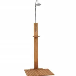 New Trädgårdsdusch 75x75x210 cm massiv teak Spa & Utomhusbad