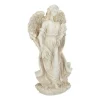Online Trädgårdsfigur, Stående Ängel, 46.5x23x14 cm, Vit Trädgårdsprydnader