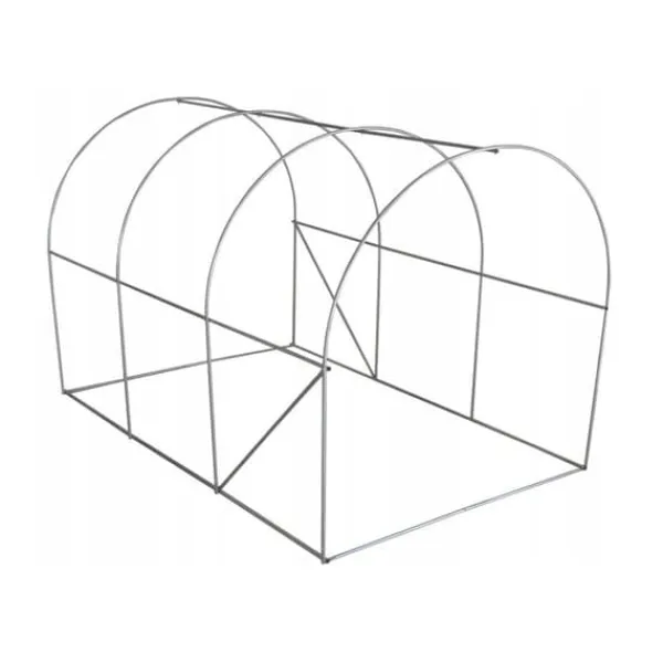 Clearance Trädgårdsfolietunnel 300 x 200 x 200 cm, med transparent UV-12 folie Växthus