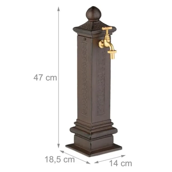 Clearance Trädgårdsfontän, Antik kolonn, 47x14x18,5 cm Fontäner & Dammar