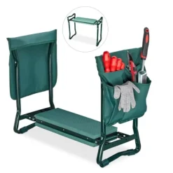 New Trädgårdsknäsits, 50x60x27,5 cm, Grön Stöd Med Hjul, Säten & Knäskydd För Trädgårdsskötsel