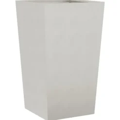 Trädgårdskrukor 2-pack i rostfritt stål | Storlek: 45x45x75 cm | Färg: Silver