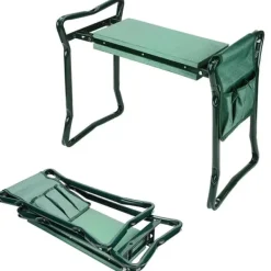 Viking Choice Trädgårdspall - hopfällbar pall - 59x27,5x49 cm - upp till 150kg
