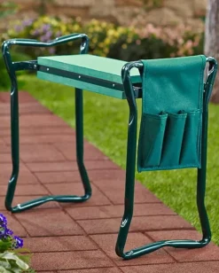 Viking Choice Trädgårdspall - hopfällbar pall - 59x27,5x49 cm - upp till 150kg