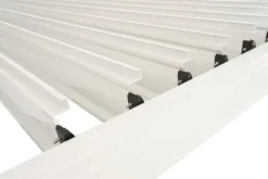 Best Trädgårdspergola 3x4 m med JUSTERBART ALUMINIUMTAK, vit, för TERRASS, stark Valvbågar, Spaljéer, Bersåer & Pergolor