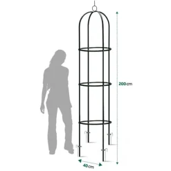 Best Trädgårdspergolapelare 200 cm Plonos PL-992 Valvbågar, Spaljéer, Bersåer & Pergolor
