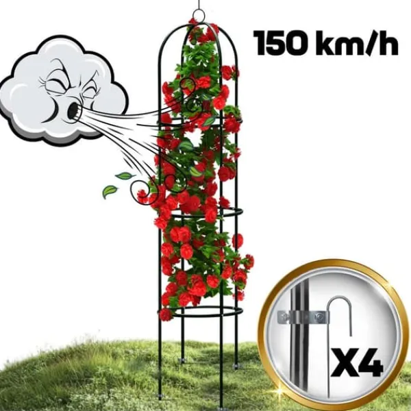 Best Trädgårdspergolapelare 200 cm Plonos PL-992 Valvbågar, Spaljéer, Bersåer & Pergolor