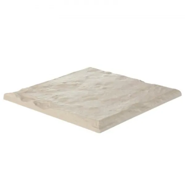 Trädgårdsplattor, 39,5x39,5x2,6 cm, Beige, Plast