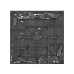 Trädgårdsplattor, 39,5x39,5x2,6 cm, Grå, Plast