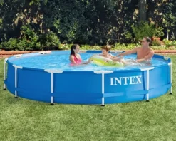 Discount Trädgårdspool med ram 366 x 76 cm 6-i-1 INTEX 28210 Pooler