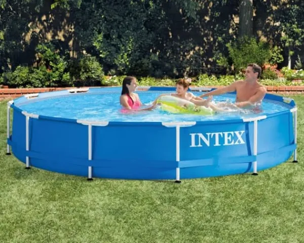 Discount Trädgårdspool med ram 366 x 76 cm 6-i-1 INTEX 28210 Pooler