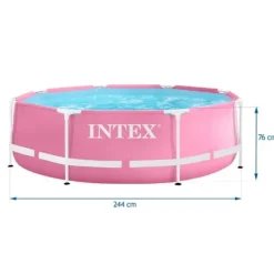 Discount Trädgårdspoolram 244 x 76 cm INTEX 28290 Pooler