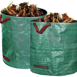 Discount Trädgårdspåsar - Wee - 272L - Grön - Sopsäckar Trädgårdskorgar