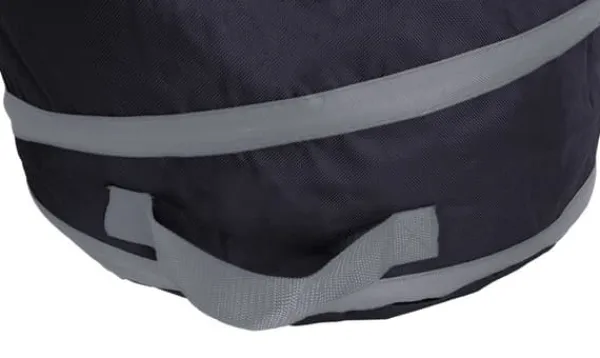 Trädgårdspåse 170 liter, långa handtag, vikbar, 180 g/m2