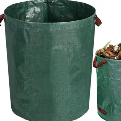 Discount Trädgårdssäck 120 L - För löv, gräs och avfall Trädgårdskorgar