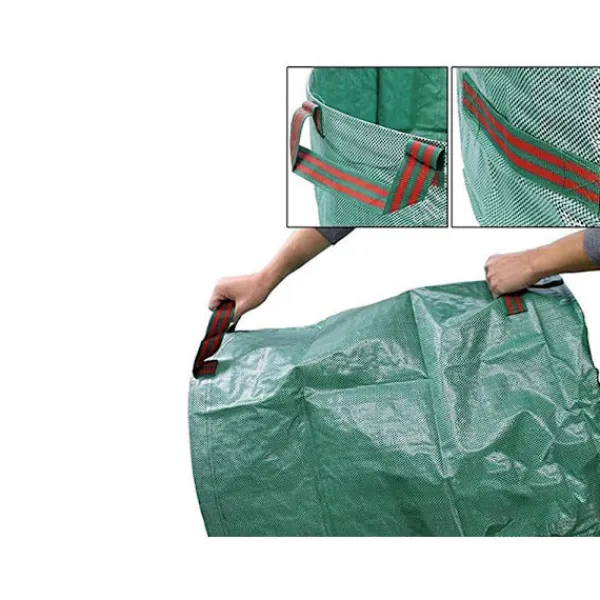 Discount Trädgårdssäck 120 L - För löv, gräs och avfall Trädgårdskorgar