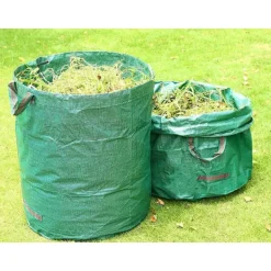 Discount Trädgårdssäck 120 L - För löv, gräs och avfall Trädgårdskorgar